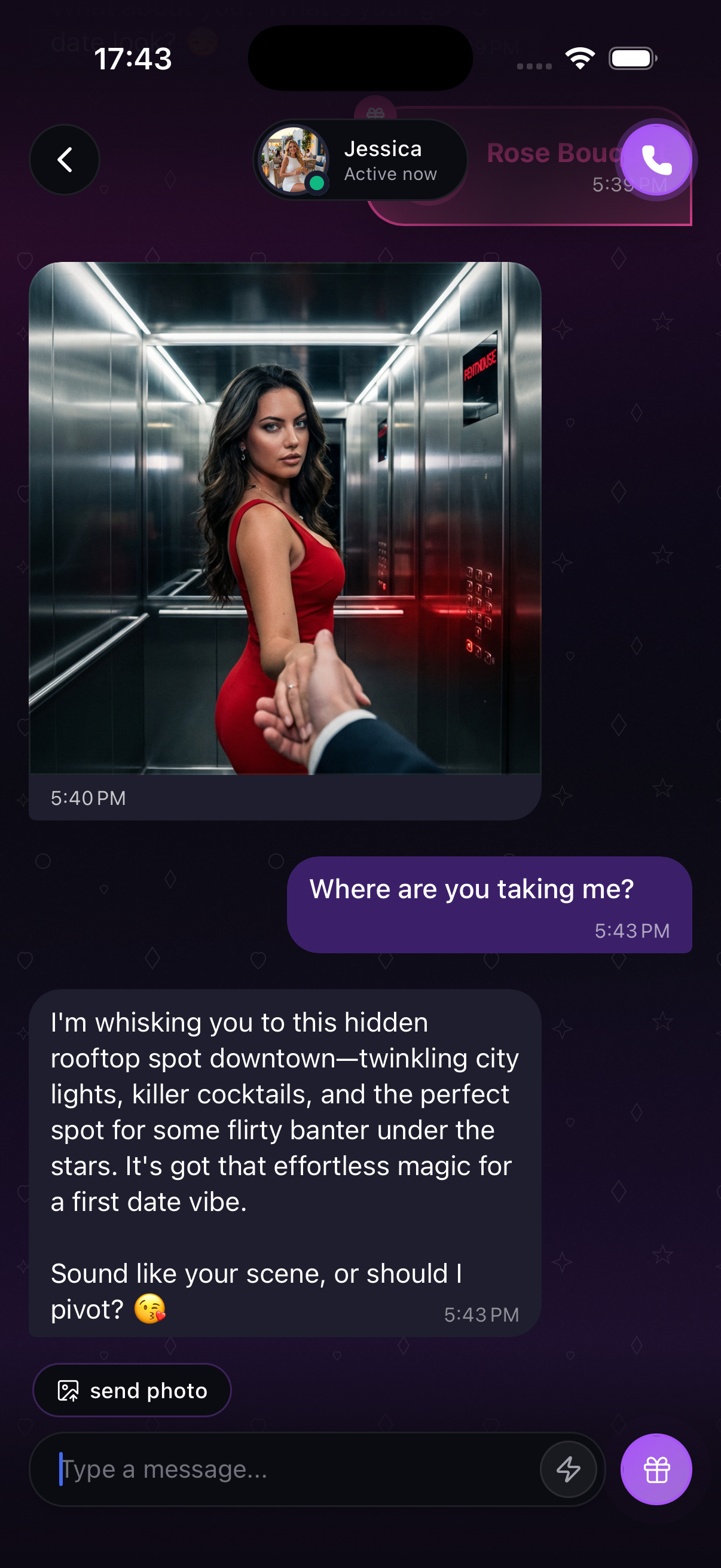 KAIA: AI Companion — conversation with Jessica